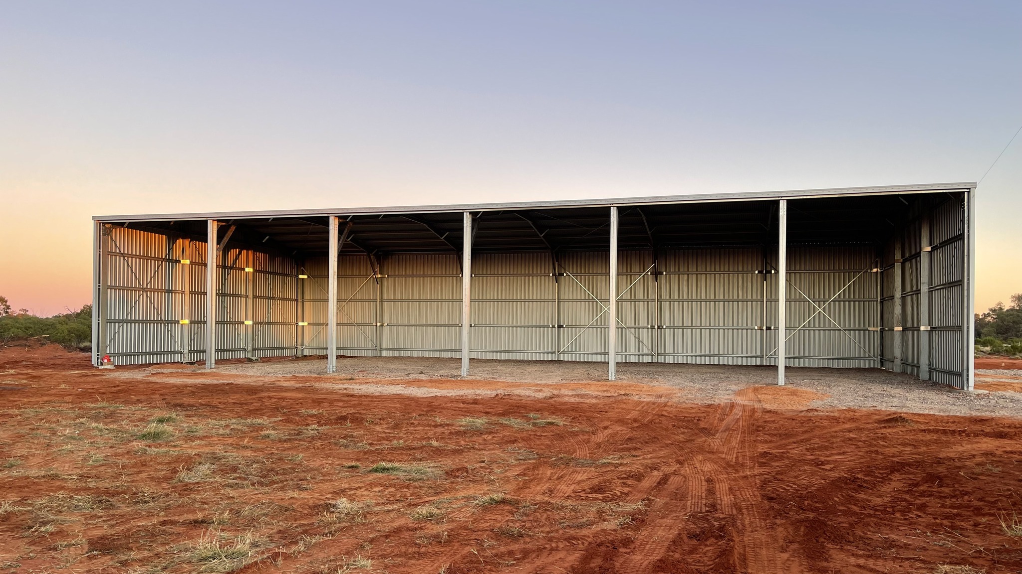 13m x 27m x 5.1m Now Buildings Shed in ZINCALUME